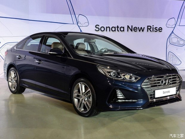 外觀/配置升級(jí) 2017新款索納塔實(shí)車(chē)首發(fā)